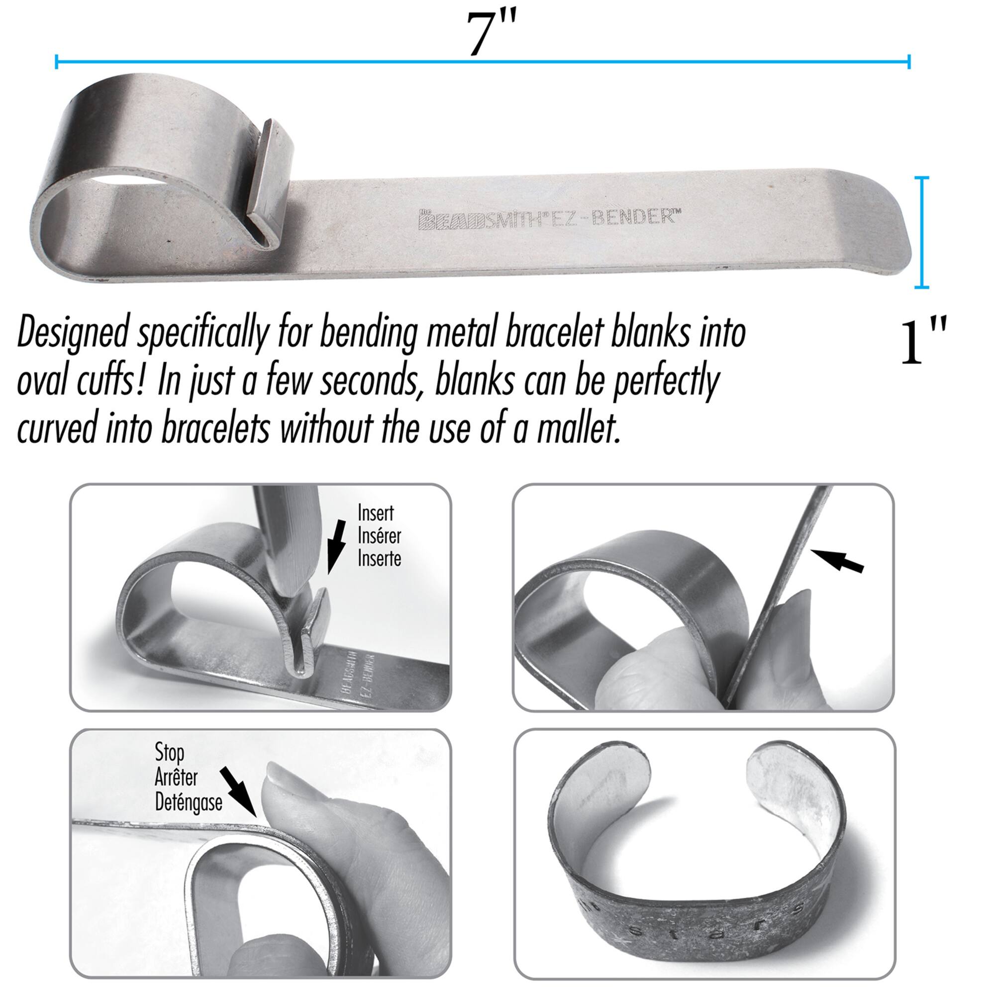 The Beadsmith® EZ-Bender™ Cuff Bracelet Tool